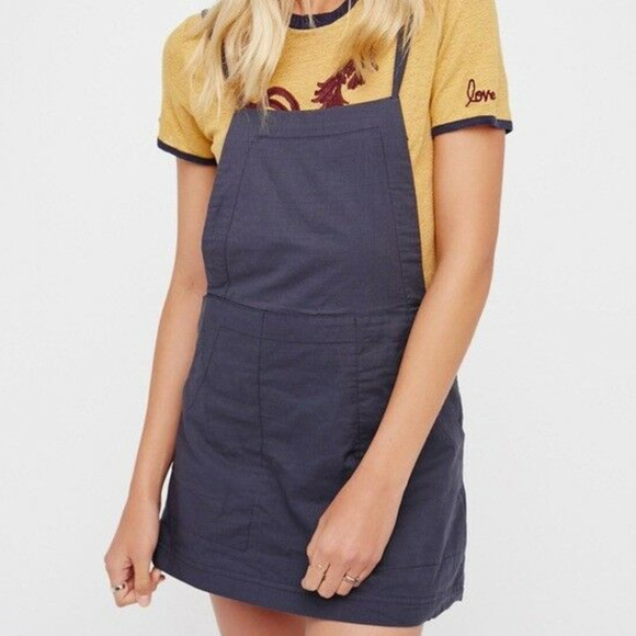 Free People Pants - Free People Strappy Overall Jumper Shift Dress | M